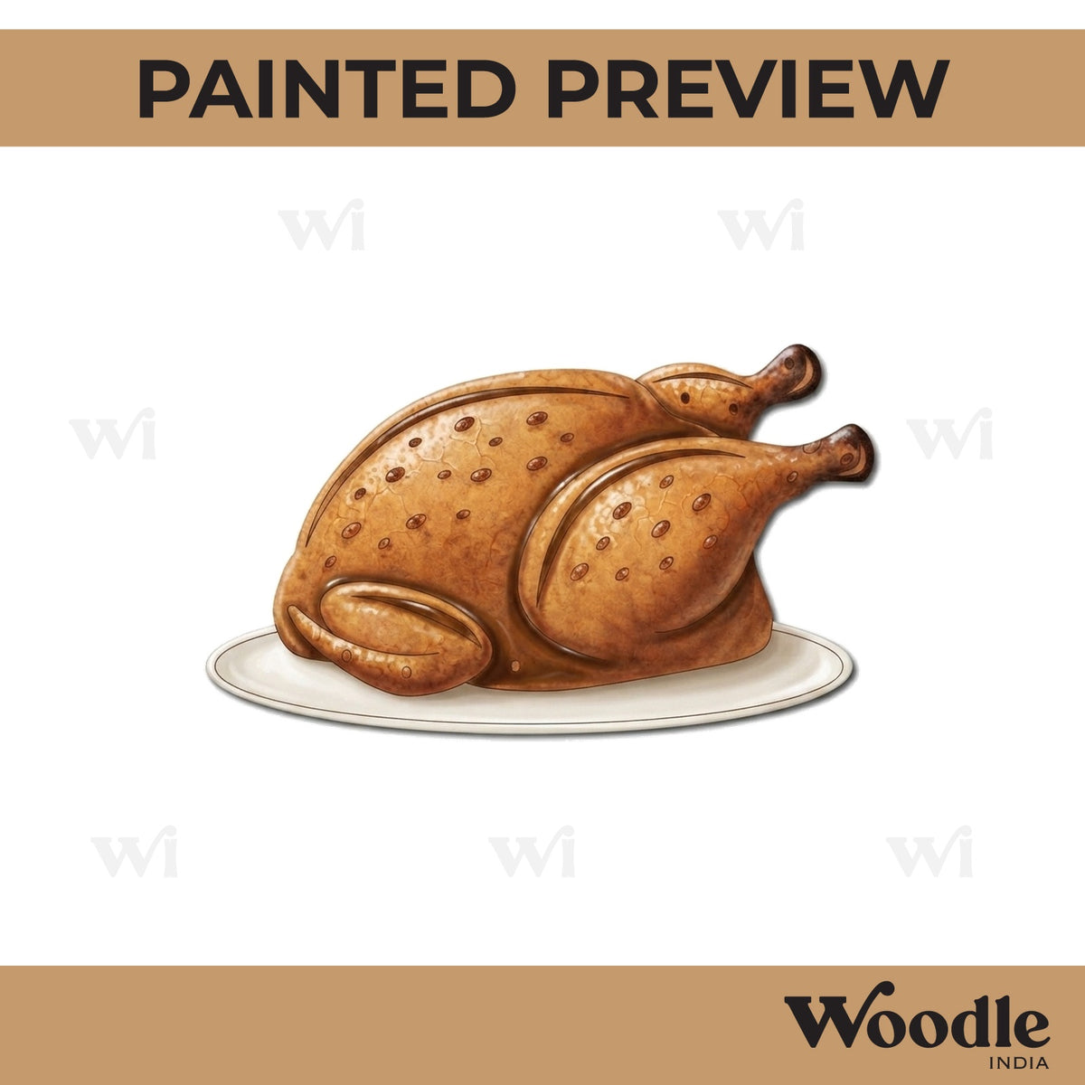 Chicken Pre Marked MDF Design 1
