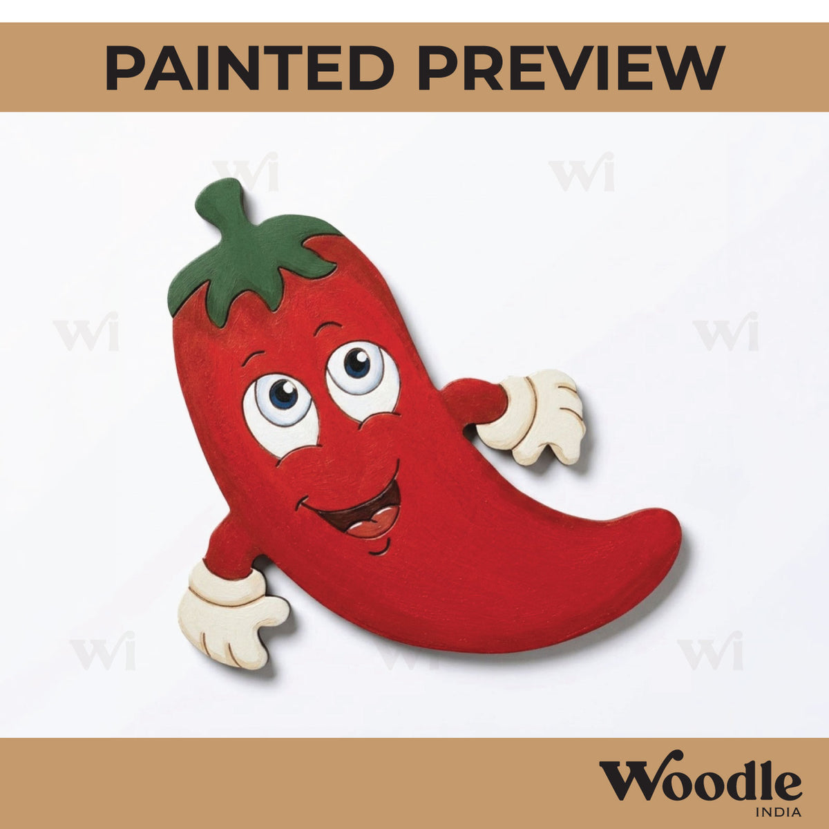 Chilli Pre Marked MDF Design 1