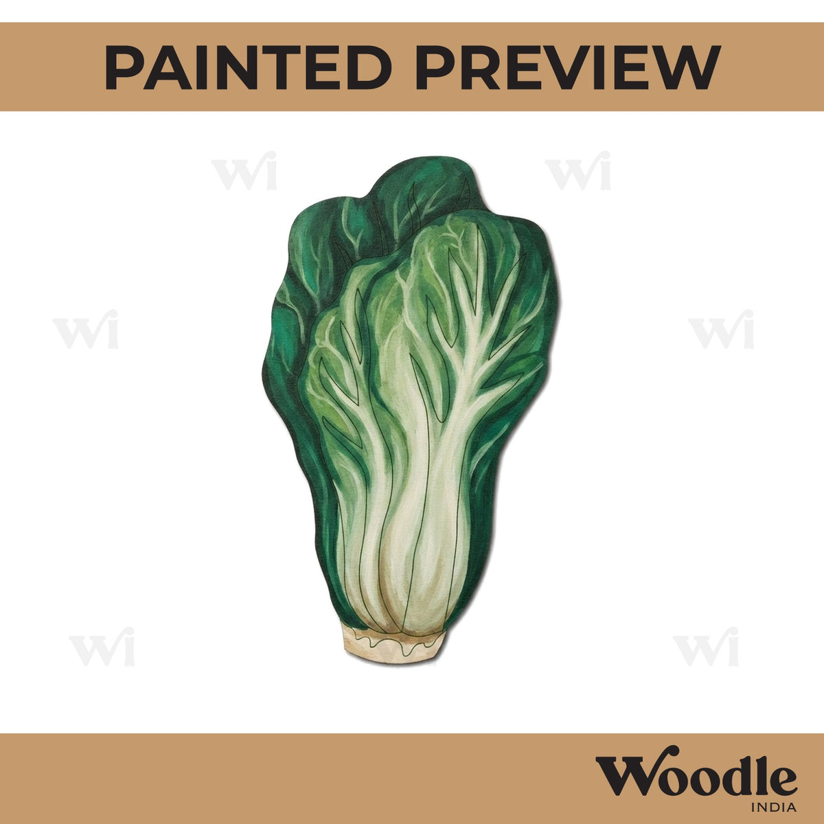 Chinese Cabbage Pre Marked MDF Design 2