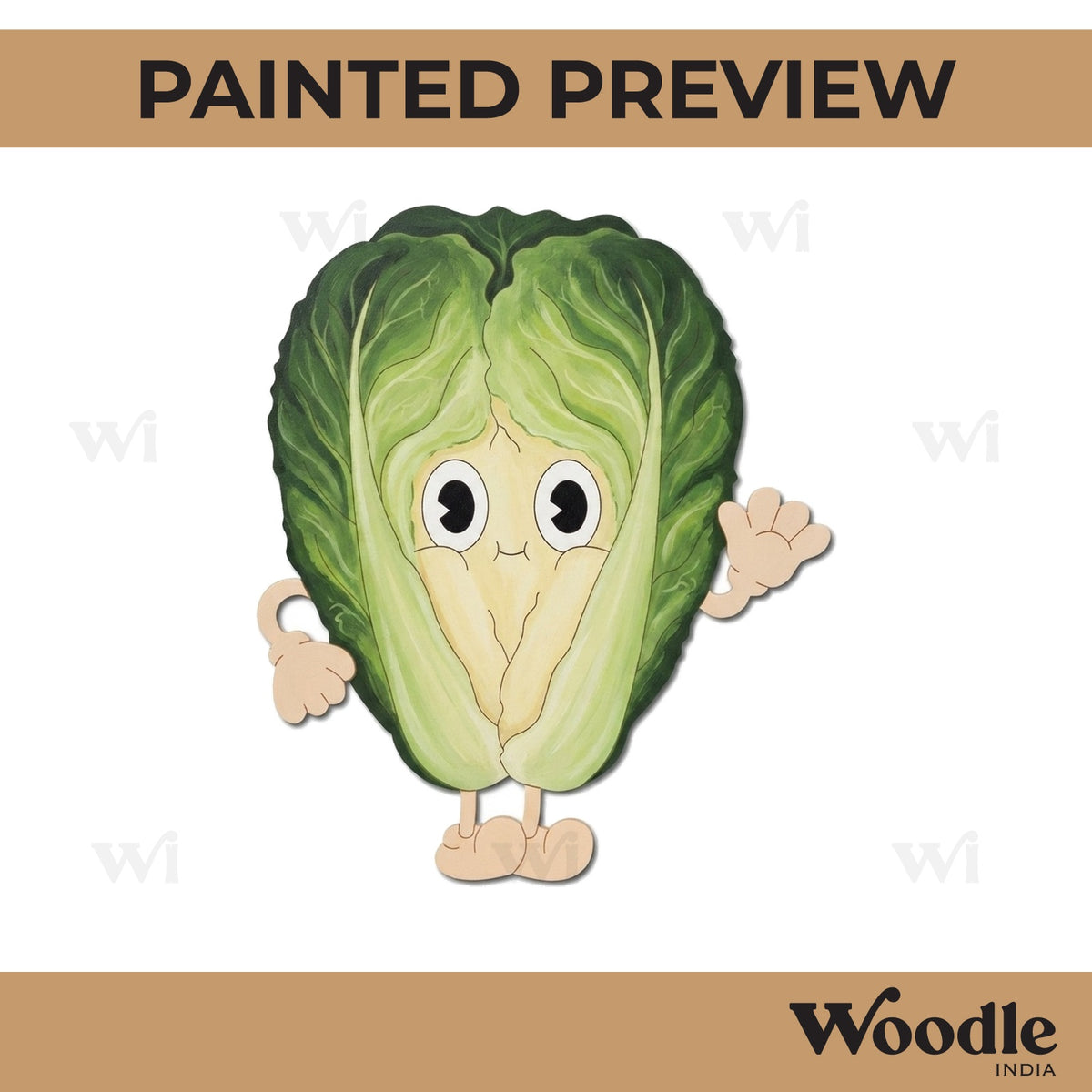Chinese Cabbage Pre Marked MDF Design 3