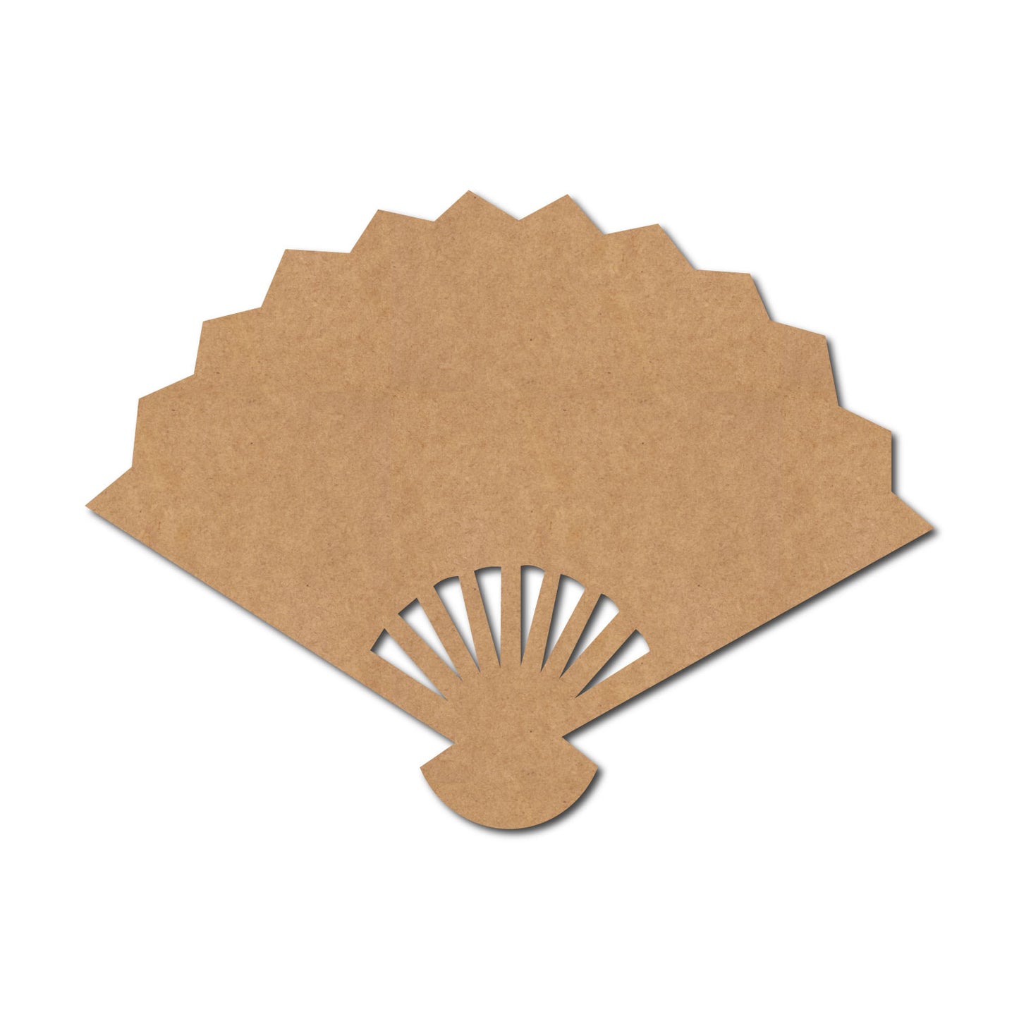 Chinese Hand Fan Cutout MDF Design 1