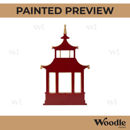 Chinese Temple Cutout MDF Design 1