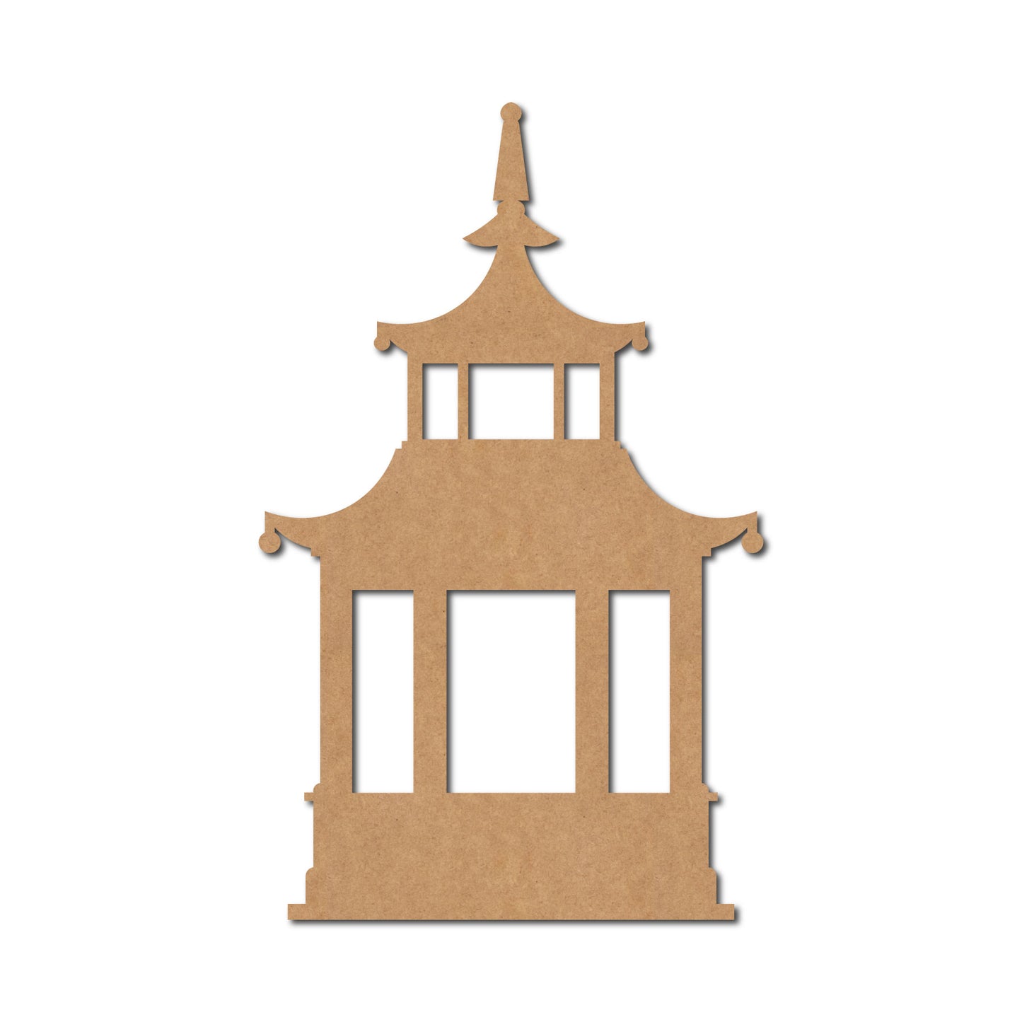 Chinese Temple Cutout MDF Design 1