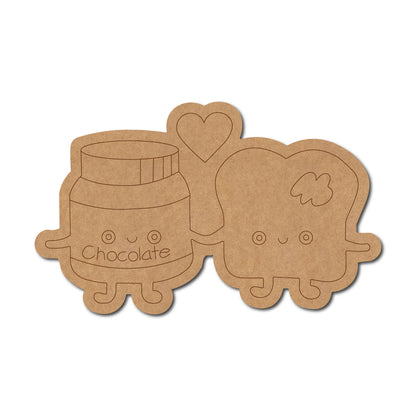 Chocolate Bread Pre Marked MDF Design 1