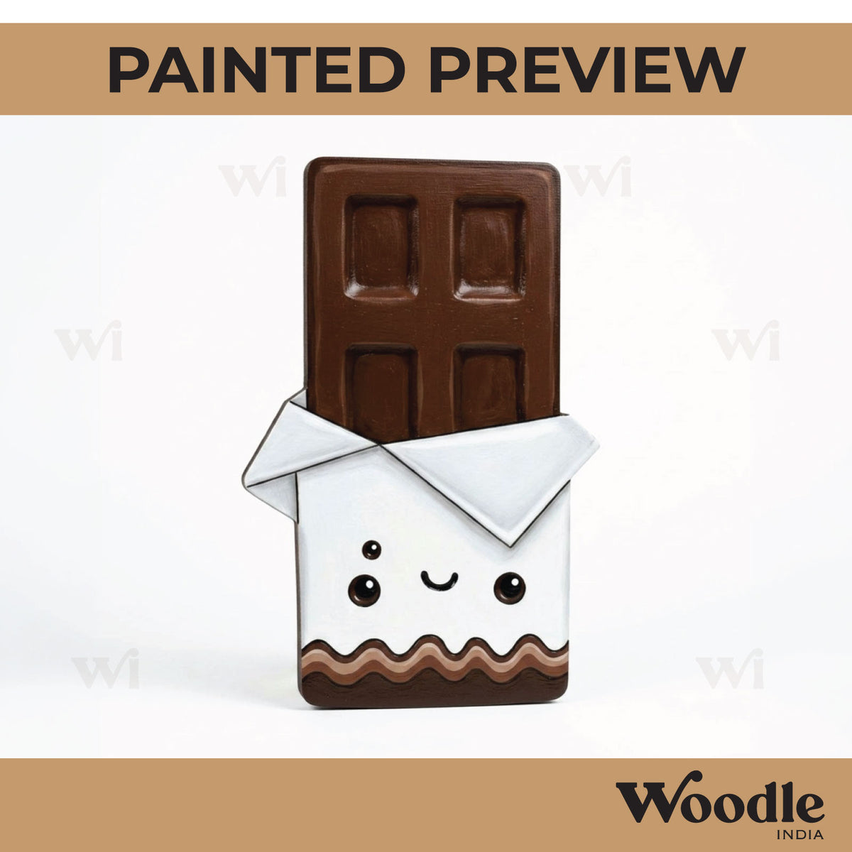 Chocolate Pre Marked MDF Design 1