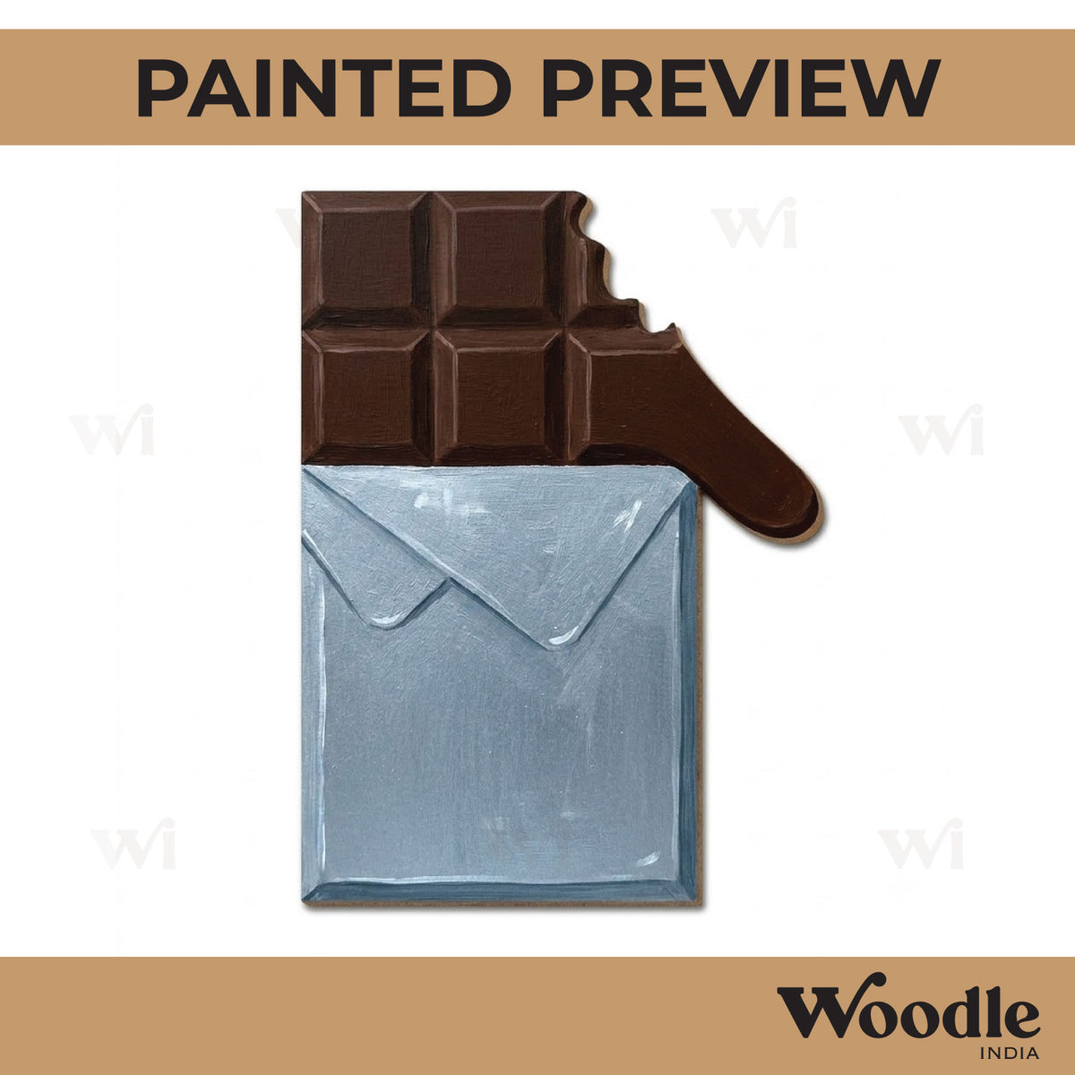 Chocolate Pre Marked MDF Design 3