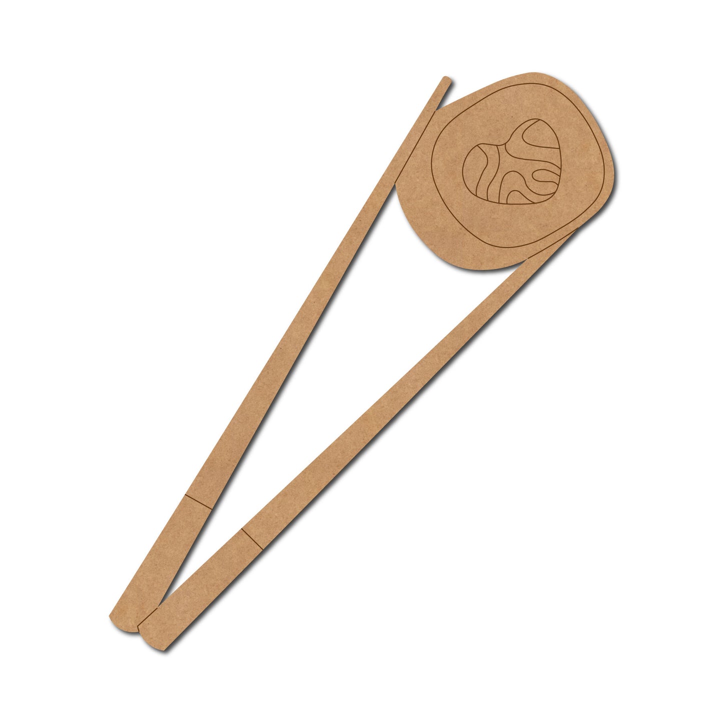 Chopsticks Sushi Pre Marked MDF Design 1