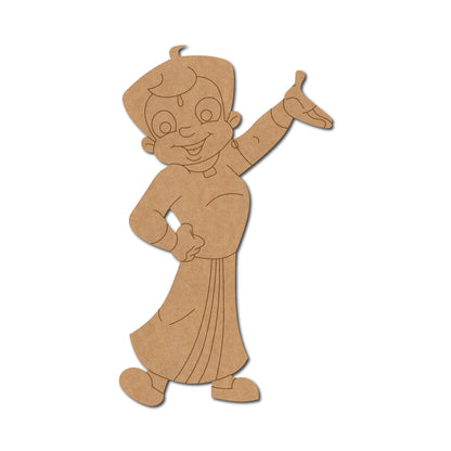 Chhota Bheem Pre Marked MDF Design 2