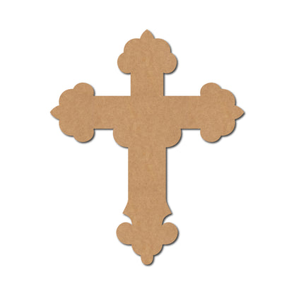 Christian Cross Cutout MDF Design 1