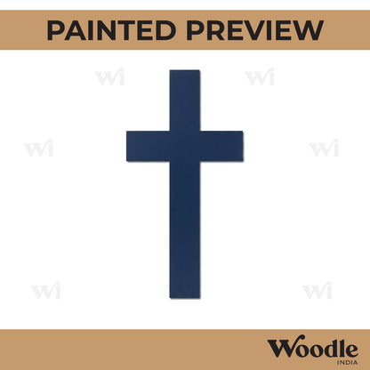 Christian Cross Cutout MDF Design 2