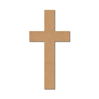 Christian Cross Cutout MDF Design 2