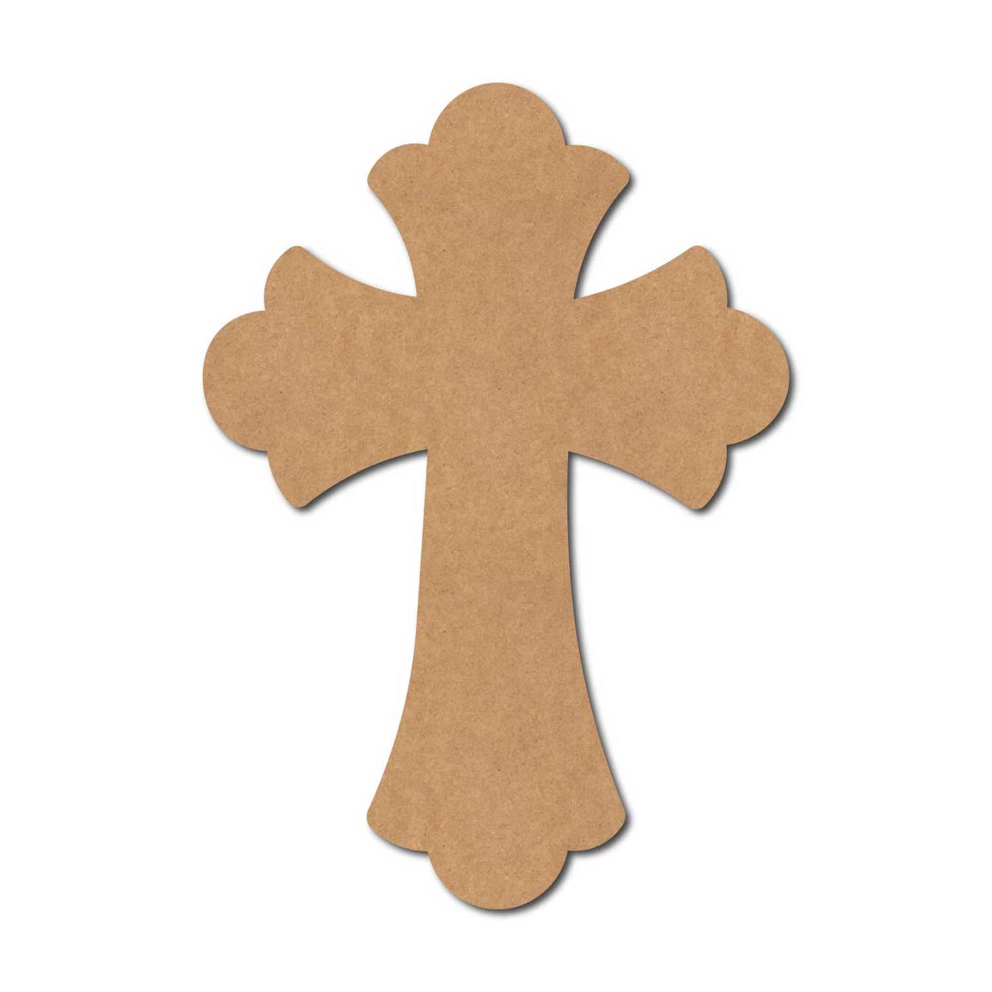 Christian Cross Cutout MDF Design 4