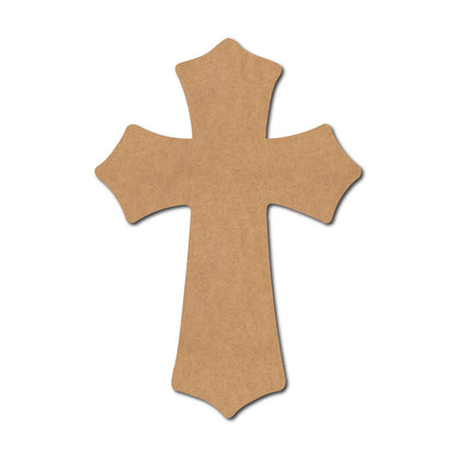 Christian Cross Cutout MDF Design 5