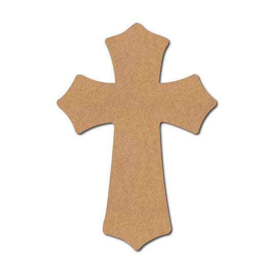 Christian Cross Cutout MDF Design 5