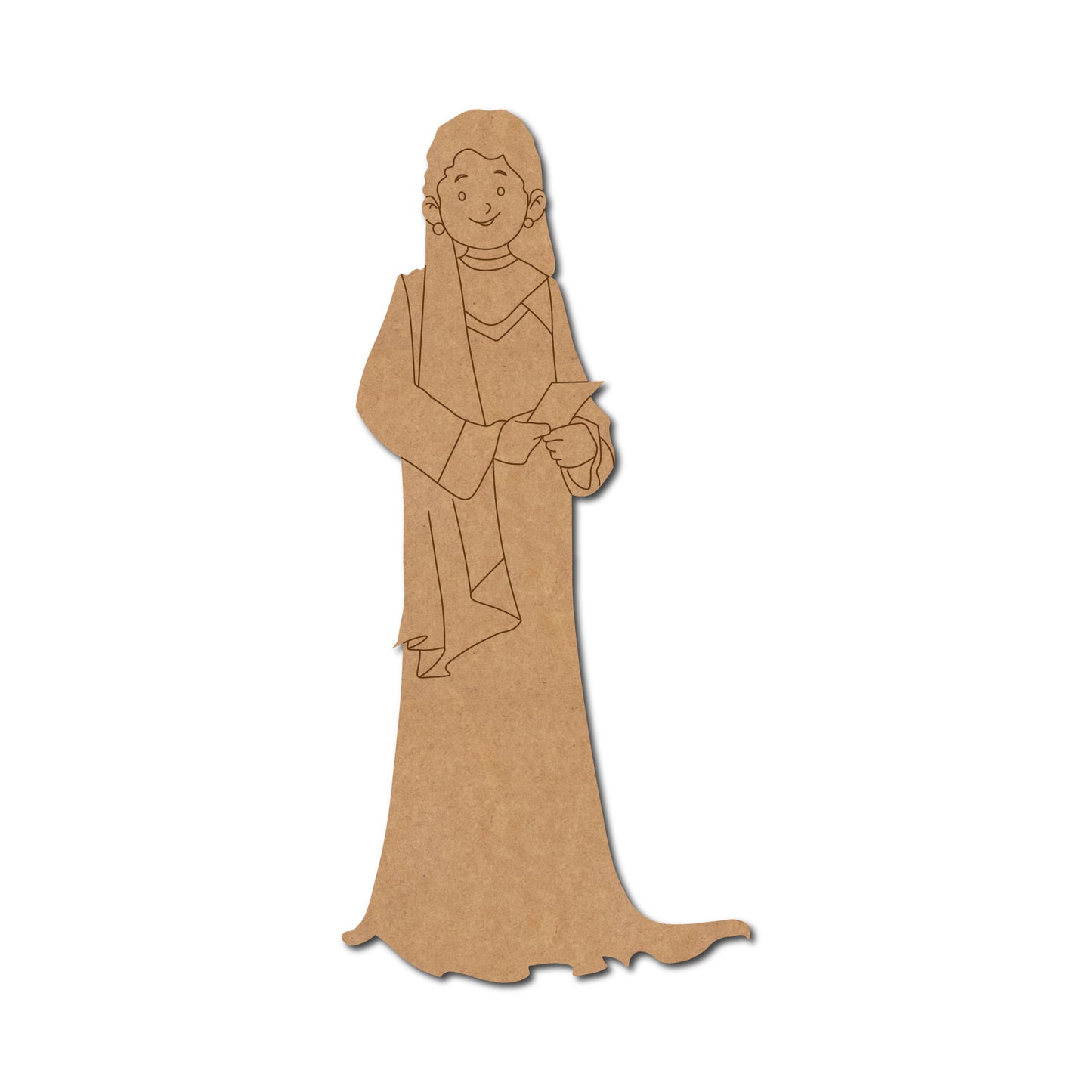 Christian Woman Pre Marked MDF Design 1