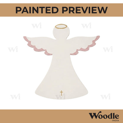 Christmas Angel Cutout MDF Design 2