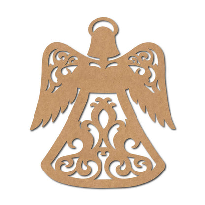 Christmas Angel Cutout MDF Design 3