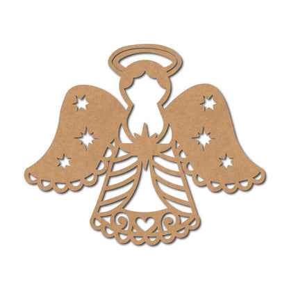 Christmas Angel Cutout MDF Design 5
