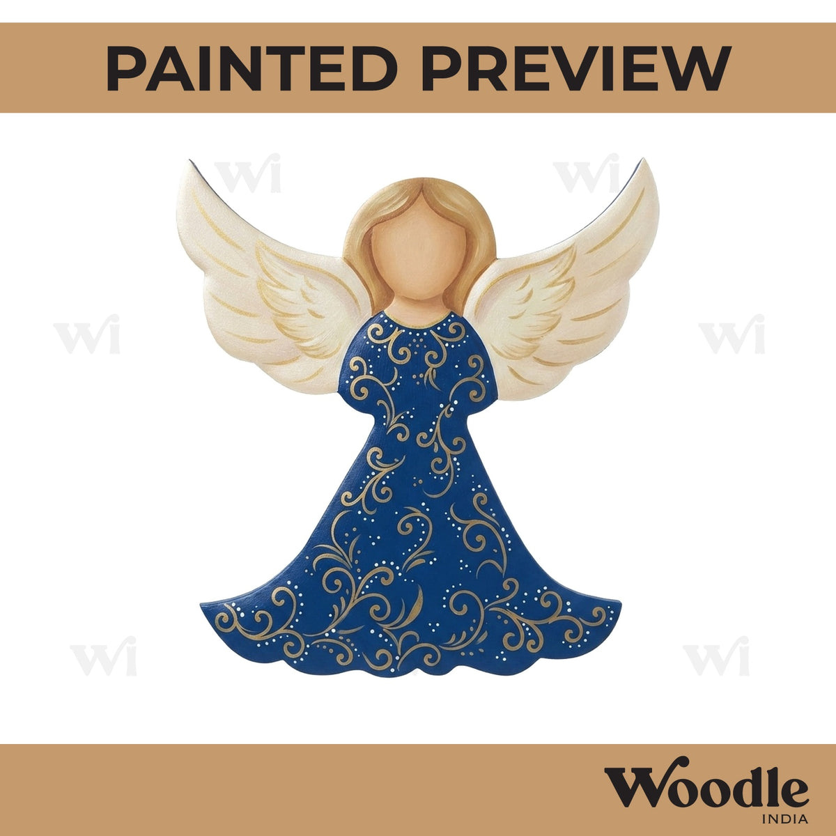 Christmas Angel Cutout MDF Design 7
