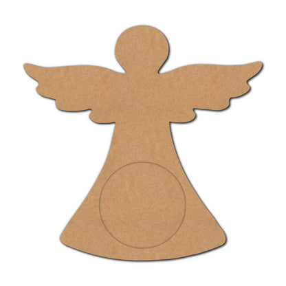 Christmas Angel Diya Tealight Holder MDF Design 1