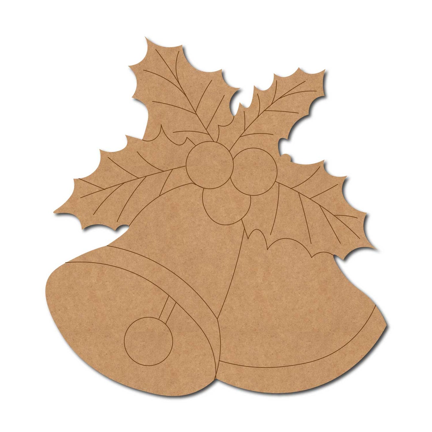Christmas Bells Pre Marked MDF Design 1