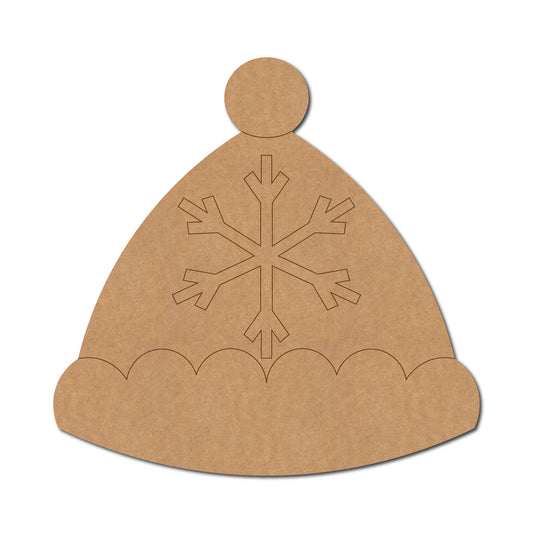 Christmas Cap Pre Marked MDF Design 1