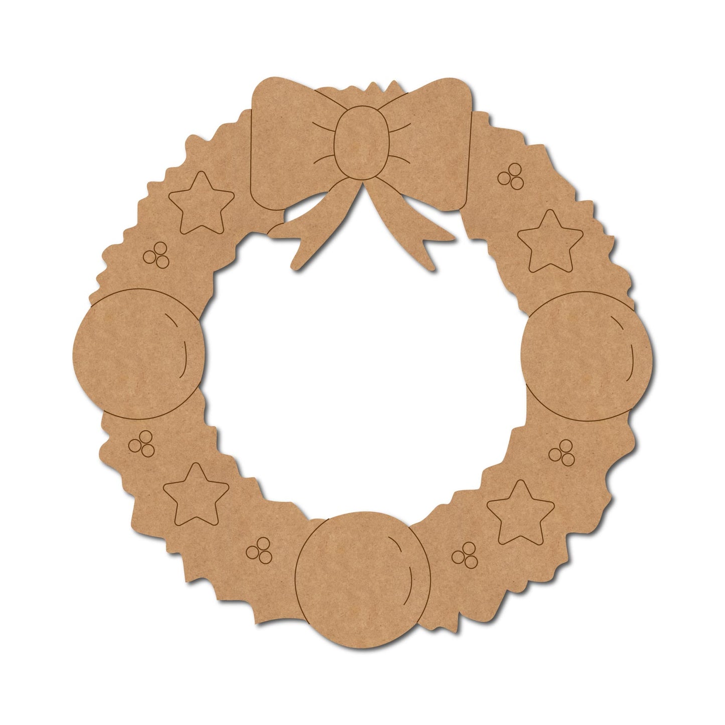 Christmas Decoration Pre Marked MDF Design 2