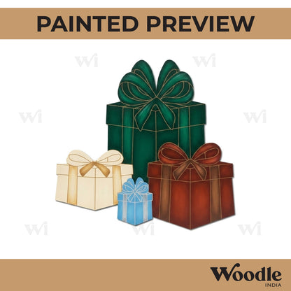 Christmas Gifts Pre Marked MDF Design 1