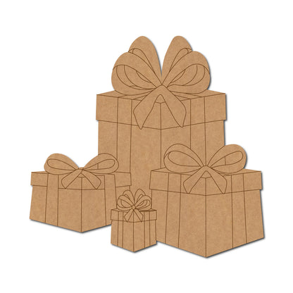 Christmas Gifts Pre Marked MDF Design 1