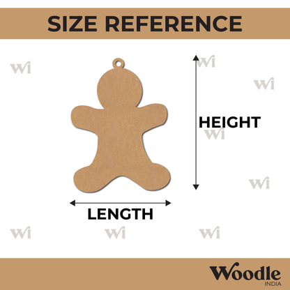 Christmas Gingerbread Cookie Cutout MDF Design 1