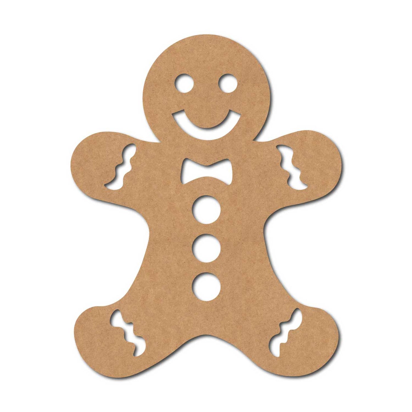 Christmas Gingerbread Cookie Cutout MDF Design 3
