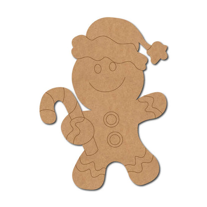 Christmas Gingerbread Cookie Pre Marked MDF Design 1
