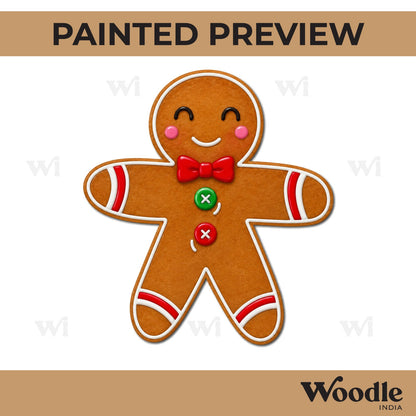 Christmas Gingerbread Cookie Pre Marked MDF Design 2