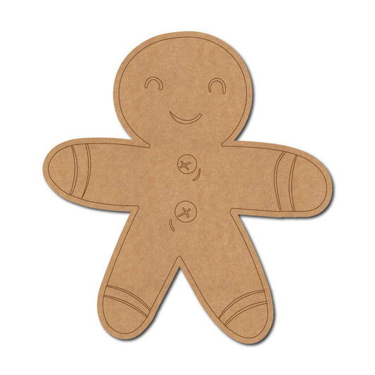 Christmas Gingerbread Cookie Pre Marked MDF Design 2