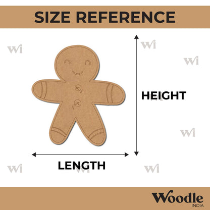 Christmas Gingerbread Cookie Pre Marked MDF Design 2