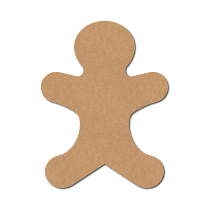 Christmas Gingerbread Man Cutout MDF Design 1