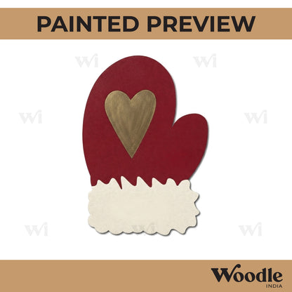 Christmas Glove Pre Marked MDF Design 1
