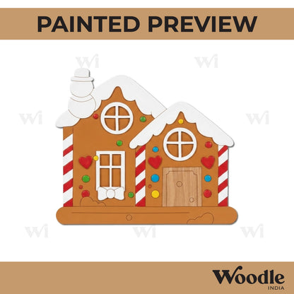 Christmas House Pre Marked MDF Design 2