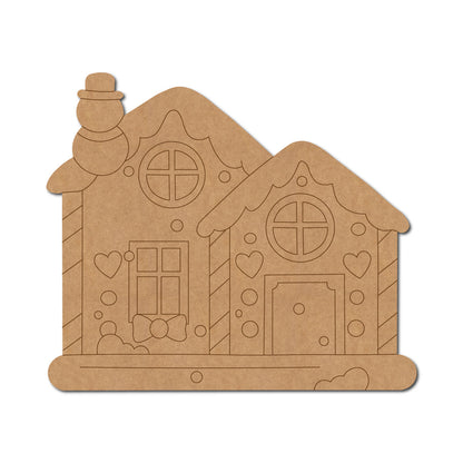 Christmas House Pre Marked MDF Design 2