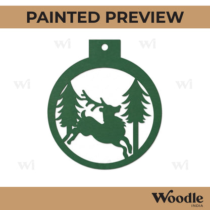 Christmas Ornament Cutout MDF Design 10