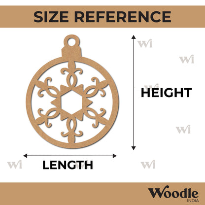 Christmas Ornament Cutout MDF Design 13