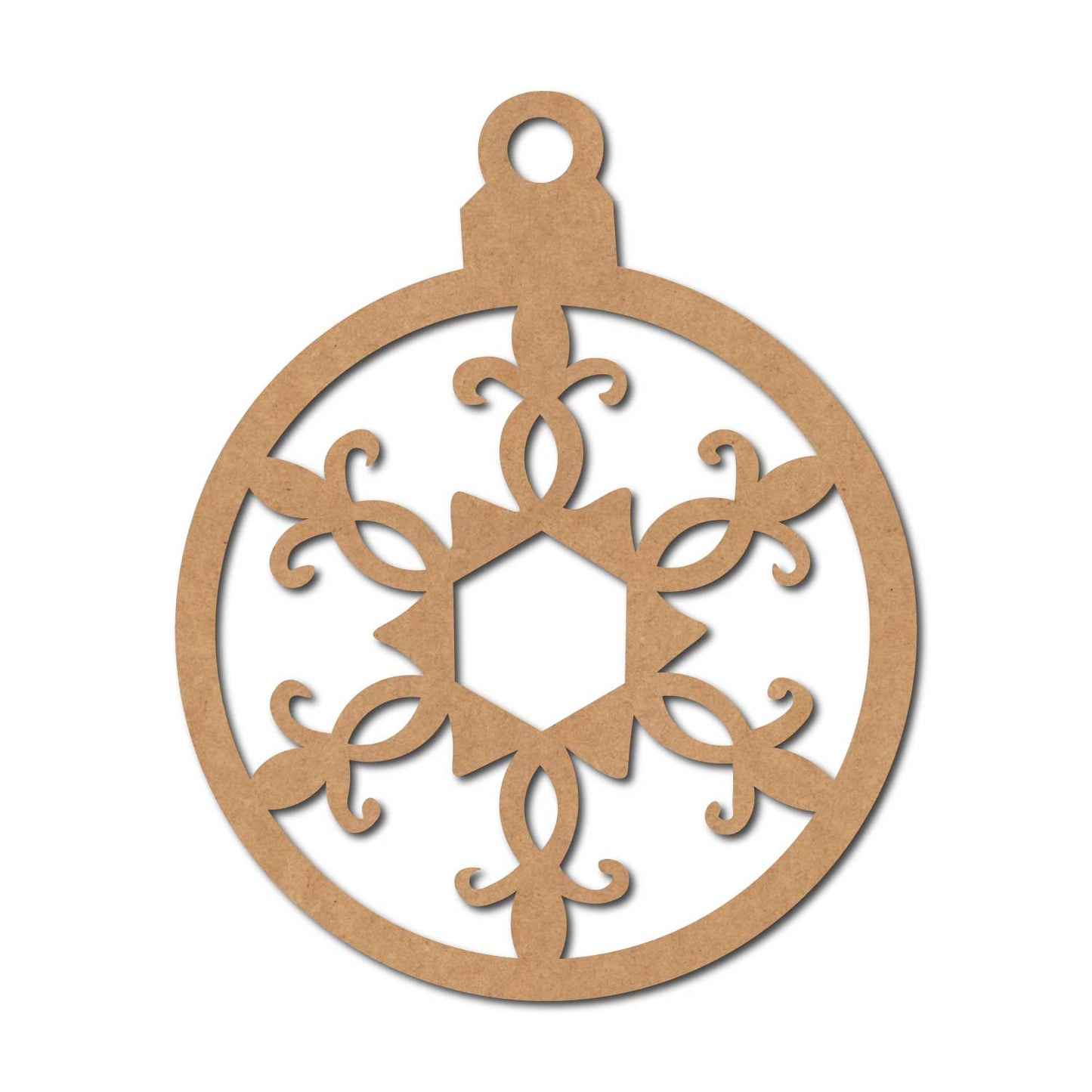 Christmas Ornament Cutout MDF Design 13