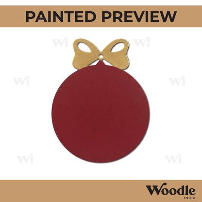 Christmas Ornament Cutout MDF Design 15