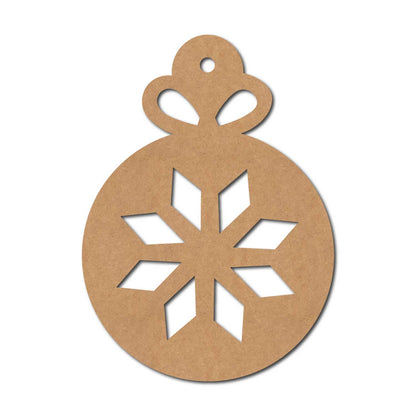 Christmas Ornament Cutout MDF Design 16