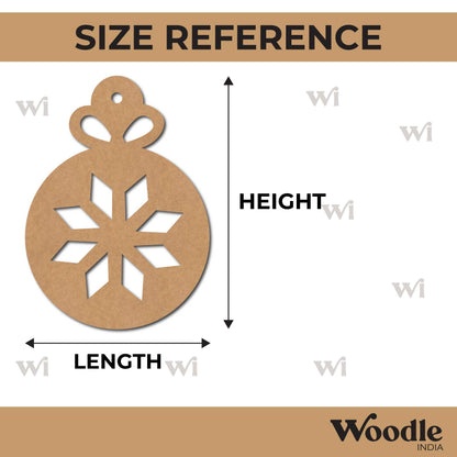 Christmas Ornament Cutout MDF Design 16