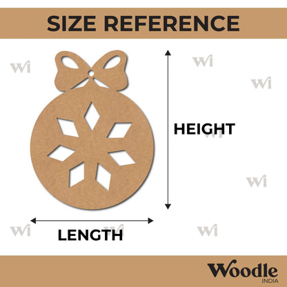 Christmas Ornament Cutout MDF Design 17