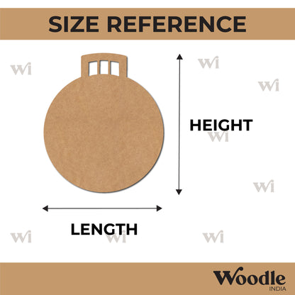 Christmas Ornament Cutout MDF Design 19