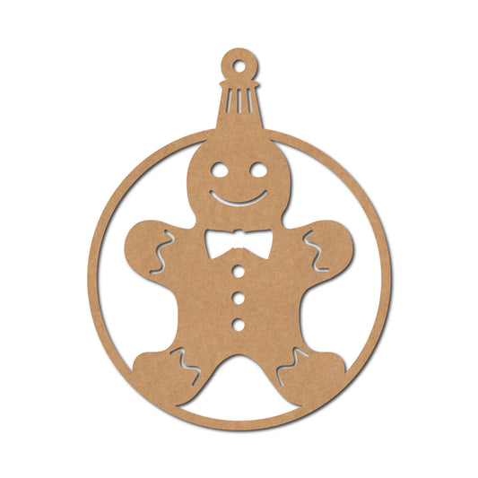 Christmas Ornament Cutout MDF Design 2