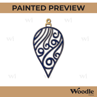 Christmas Ornament Cutout MDF Design 20