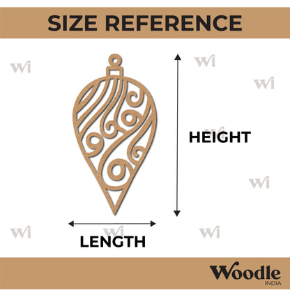 Christmas Ornament Cutout MDF Design 20